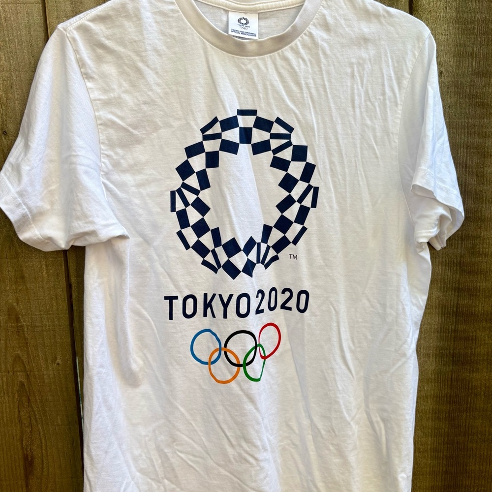Tokyo 2020 Olympic Logo White Graphic Men’s T-Shirt